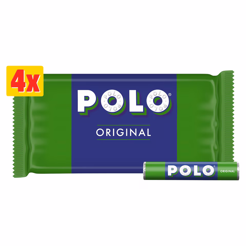 Polo Original Mint Tube Multipack 34g 4 Pack