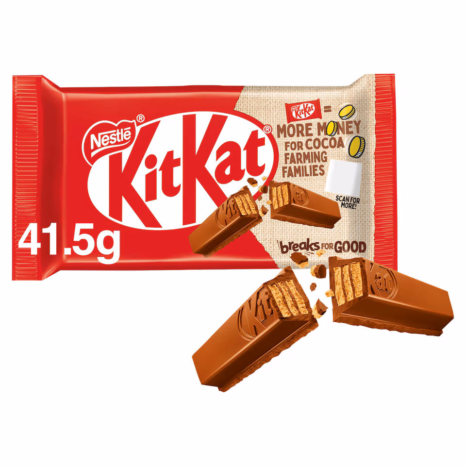 Kit Kat 4 Finger Milk Chocolate Bar 41.5g