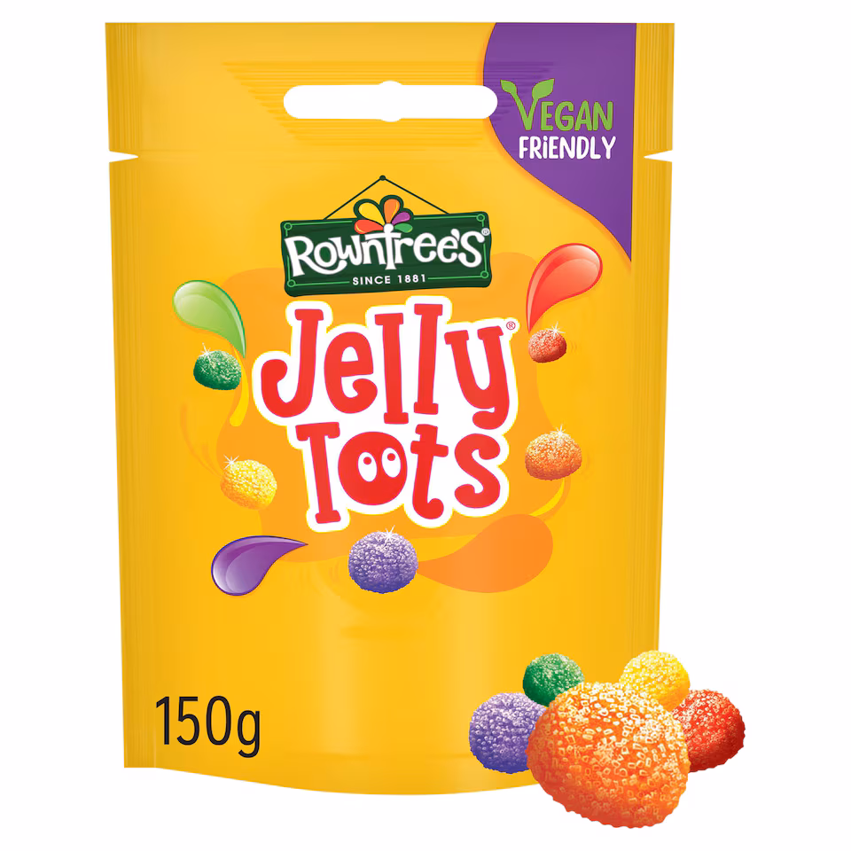 Rowntree's Jelly Tots Sweets Sharing Bag 150g
