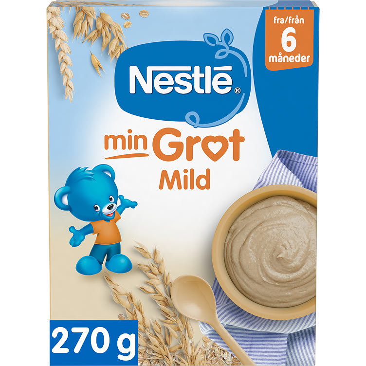 Min Grøt Havre Mild 6mnd 270g Nestle