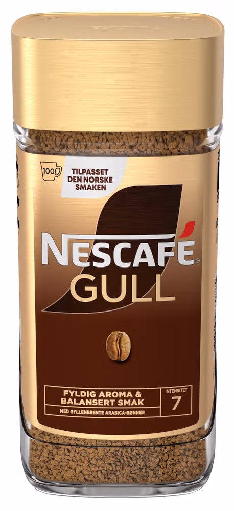 Nescafé Gull Pulverkaffe, 200 g