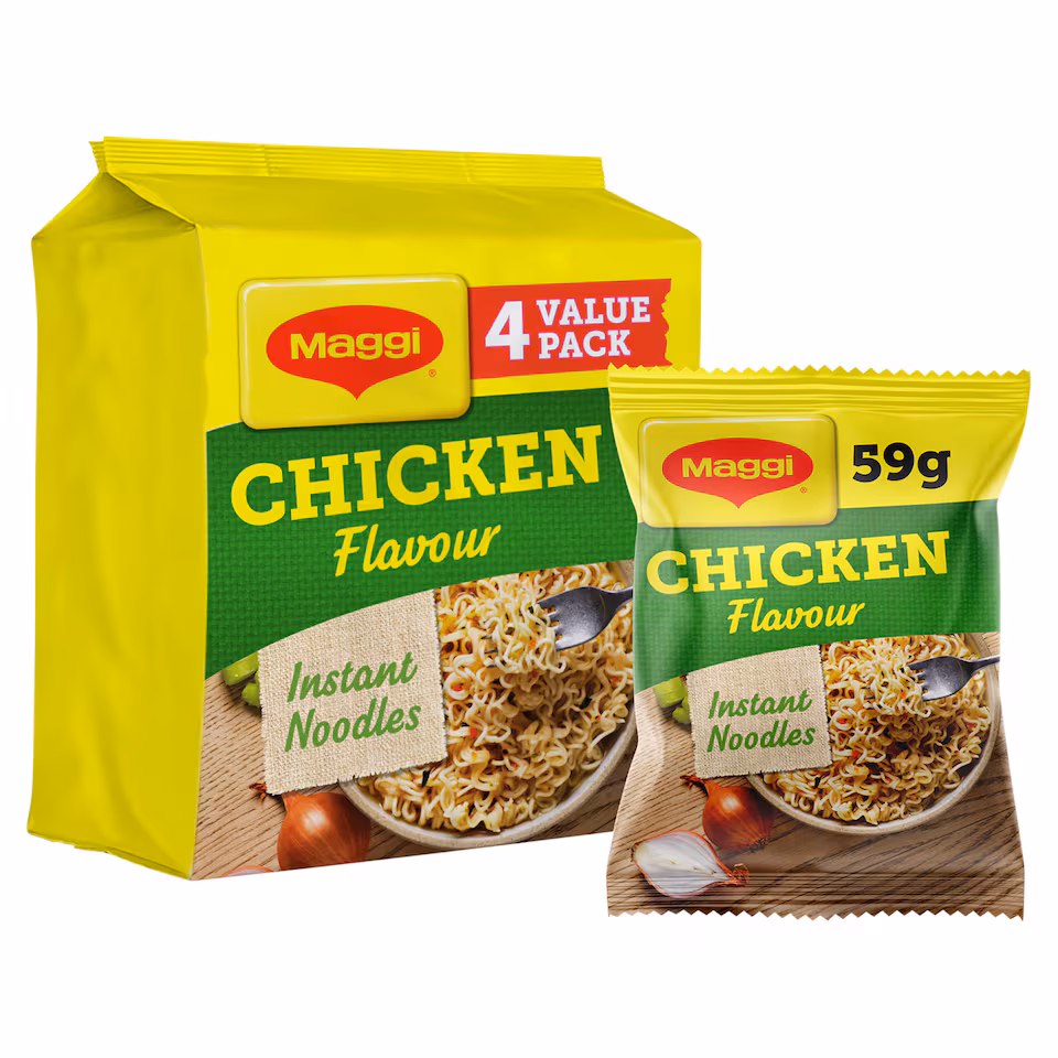 Maggi 3 Minute Instant Noodles Chicken Flavour 4x59g