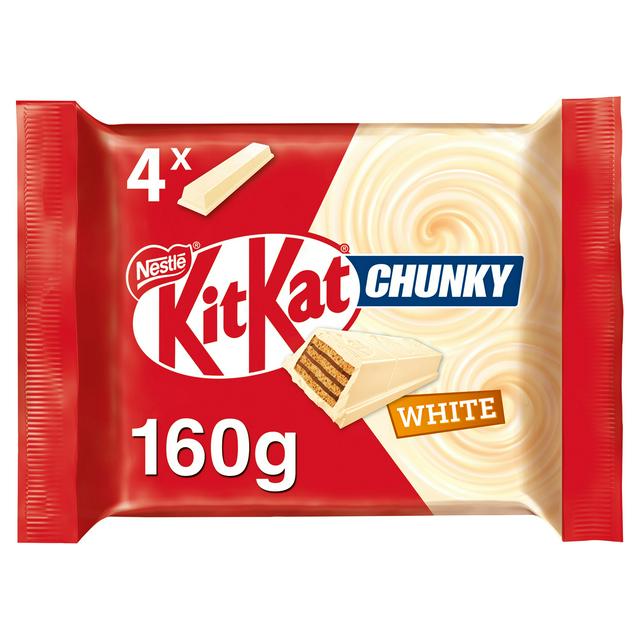 KitKat Chunky White Bar Multipack x4 40g