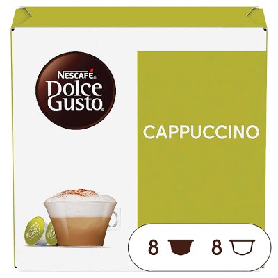 Nescafe Dolce Gusto Cappuccino Coffee Pods 15+15s