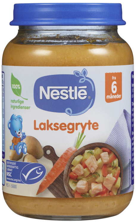 Laksegryte 6mnd 190g Nestle