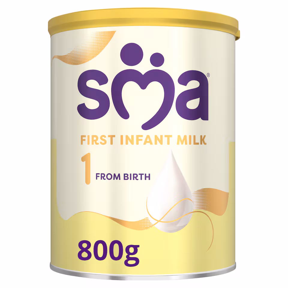 SMA First Infant Baby Milk Powder Formula From Birth 800g