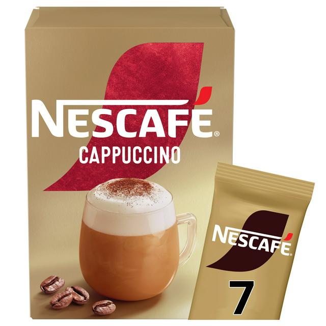 Nescafe Cappuccino Instant Coffee Sachets x7 108.5g