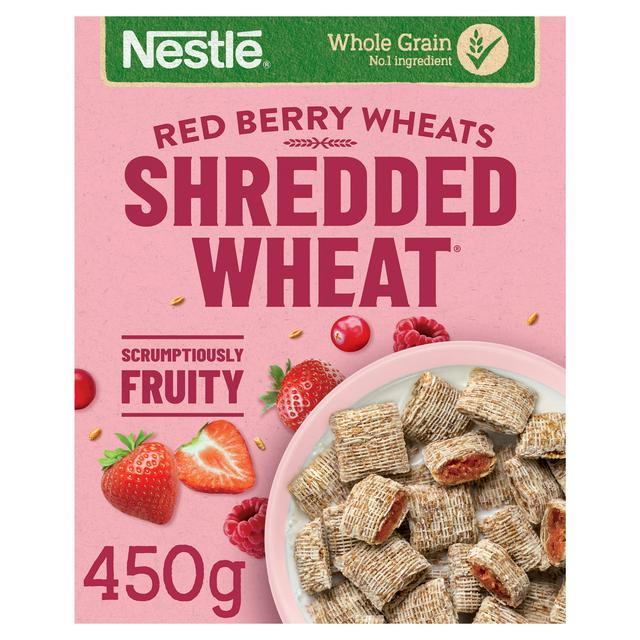 Nestle Shredded Wheat Bitesize Red Berry Wheats Cereal 450g
