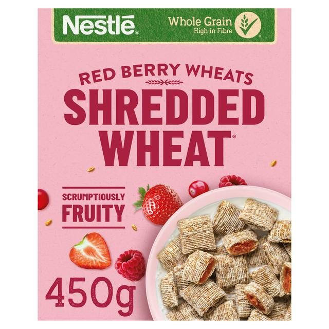 Nestle Shredded Wheat Bitesize Red Berry Wheats Cereal 450g