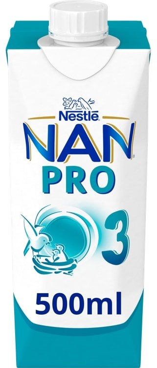 Nan Pro 3 fra 12mnd Drikkeklar 500ml Nestle