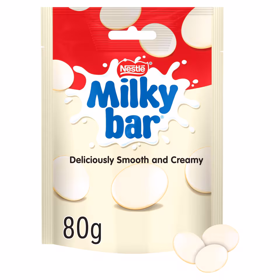 Milkybar White Chocolate Pieces 80g