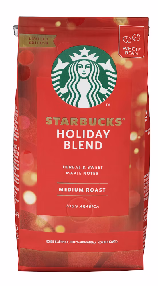 Starbucks Holiday Blend Hele Bønner, 190 g