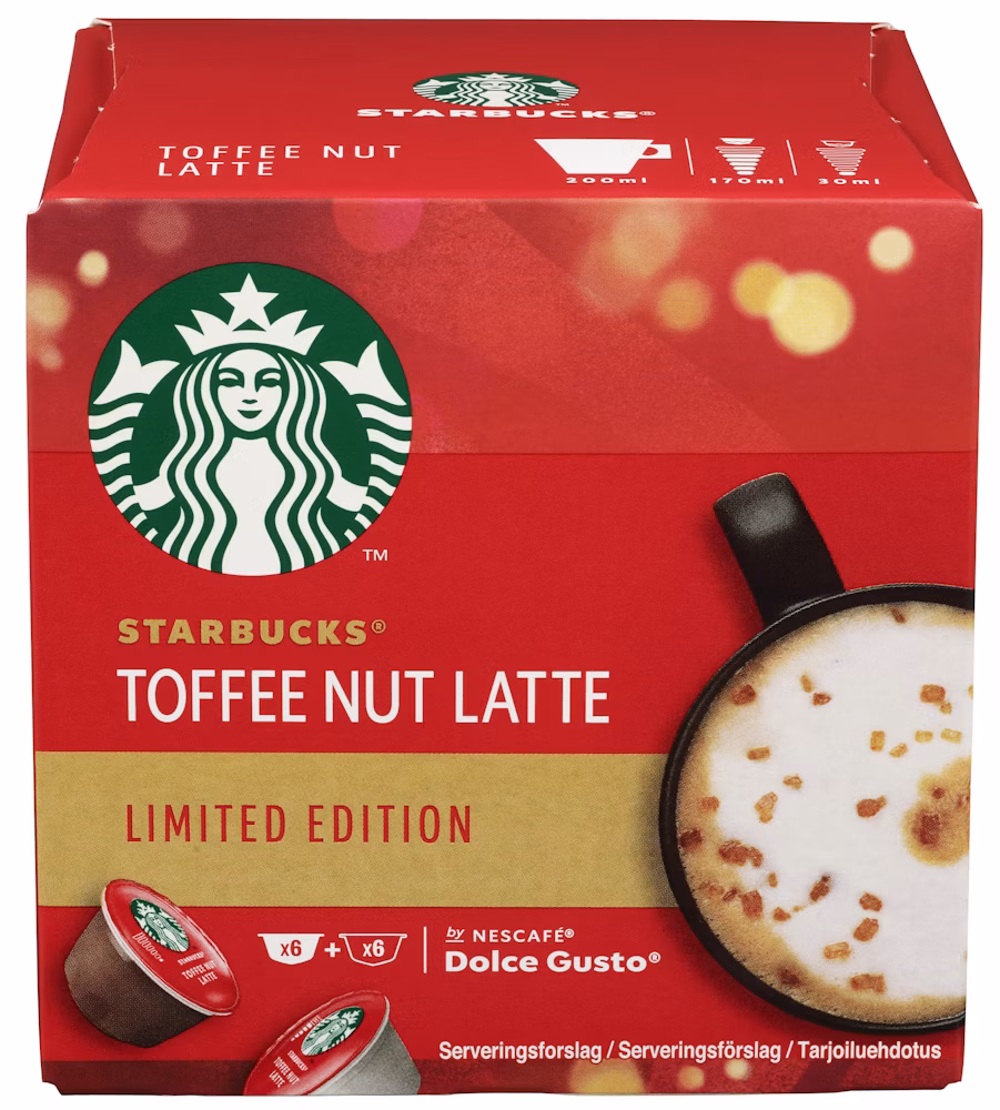 Starbucks Toffee Nut Latte 12 stk, 127,8 g