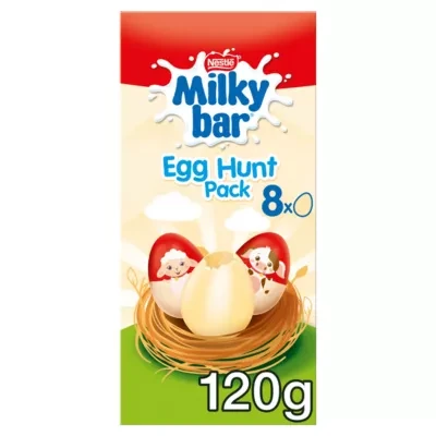 Milkybar MilkyBar White Chocolate Easter Egg Hunt Box 120g