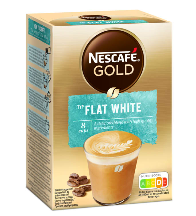 Nescafe Gold Flat White 8pos