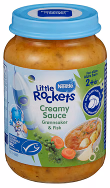 Creamy Sauce Grønnsaker & Fisk Fra 2 år, 190 g