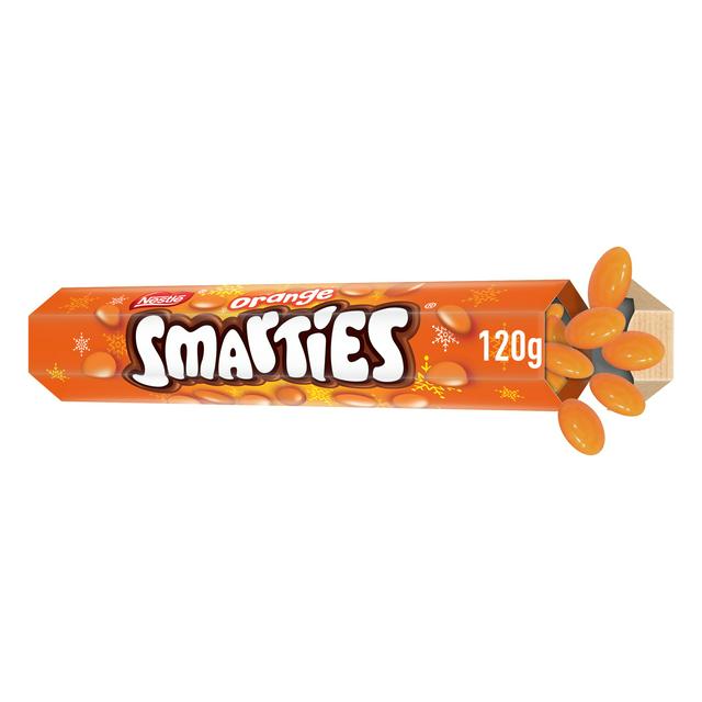 Smarties Orange Milk Chocolate Giant Tube 120g