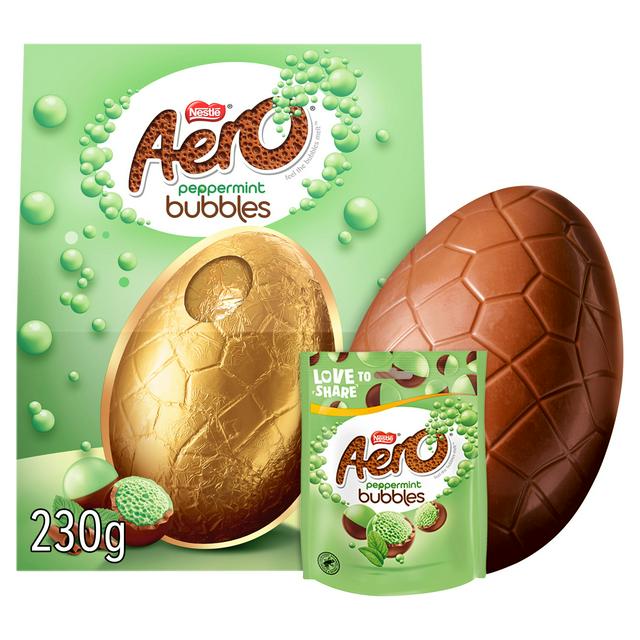 Aero Peppermint Bubbles Extra Large Milk Chocolate Easter Egg 230g