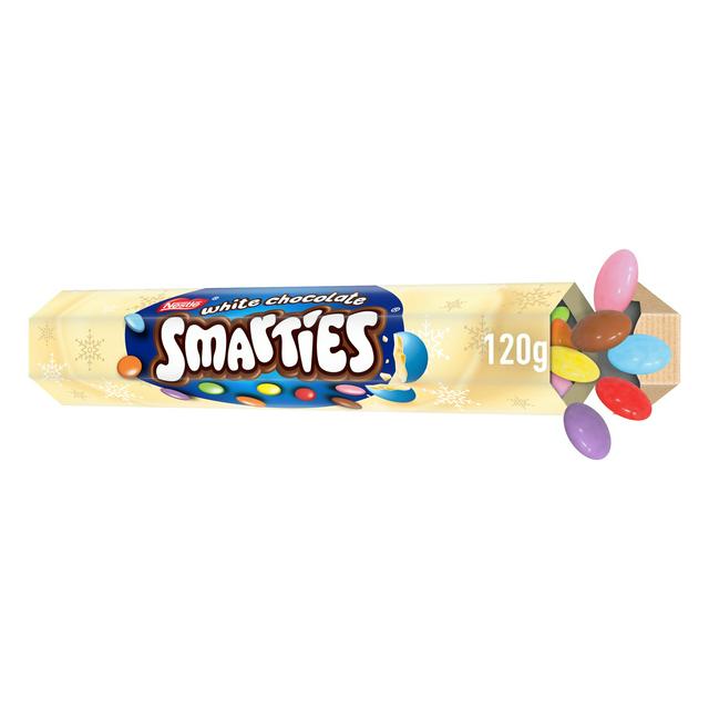Smarties White Chocolate Giant Tube 120g