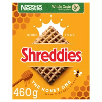 Nestlé Shreddies Honey Breakfast Cereal 460g