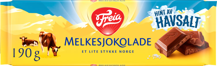 Melkesjokolade Havsalt 200g Freia