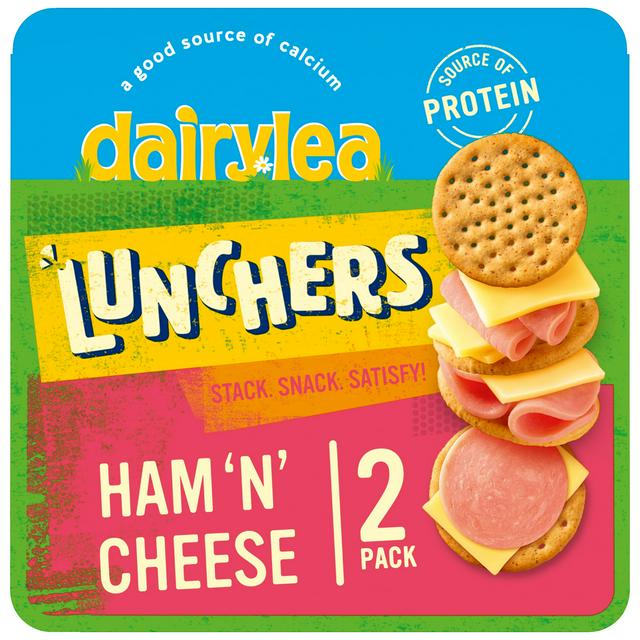 Dairylea Lunchers Ham 'N' Cheese Twin Pack 2 x 65g