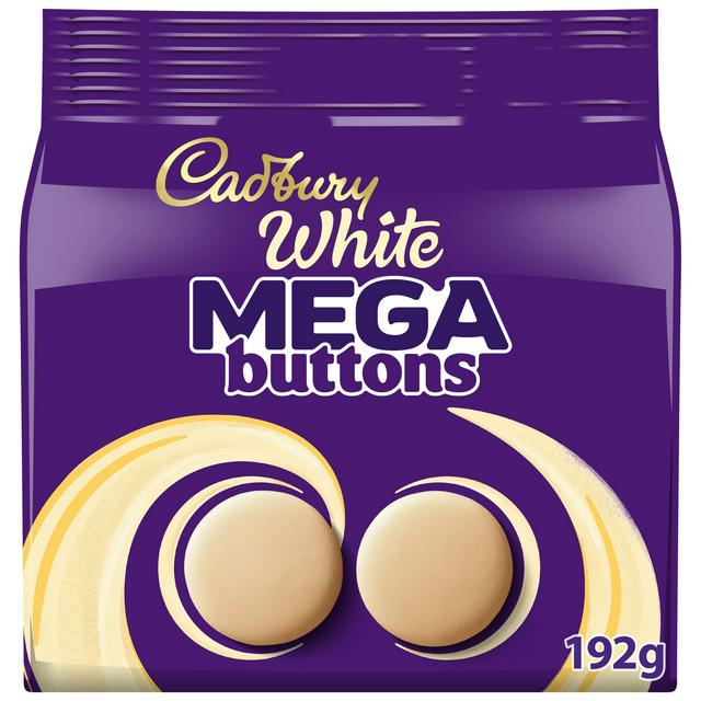 Cadbury White Chocolate Mega Buttons Pouch 192g