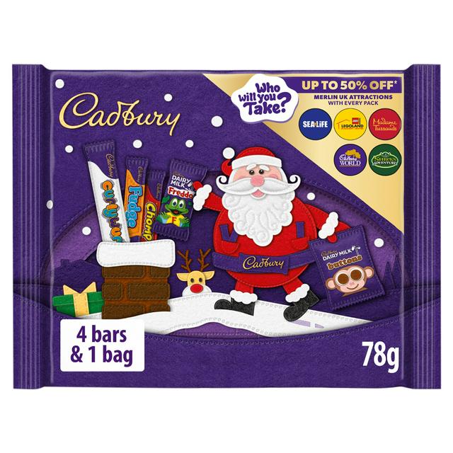 Cadbury Chocolate Christmas Small Selection Box 78g