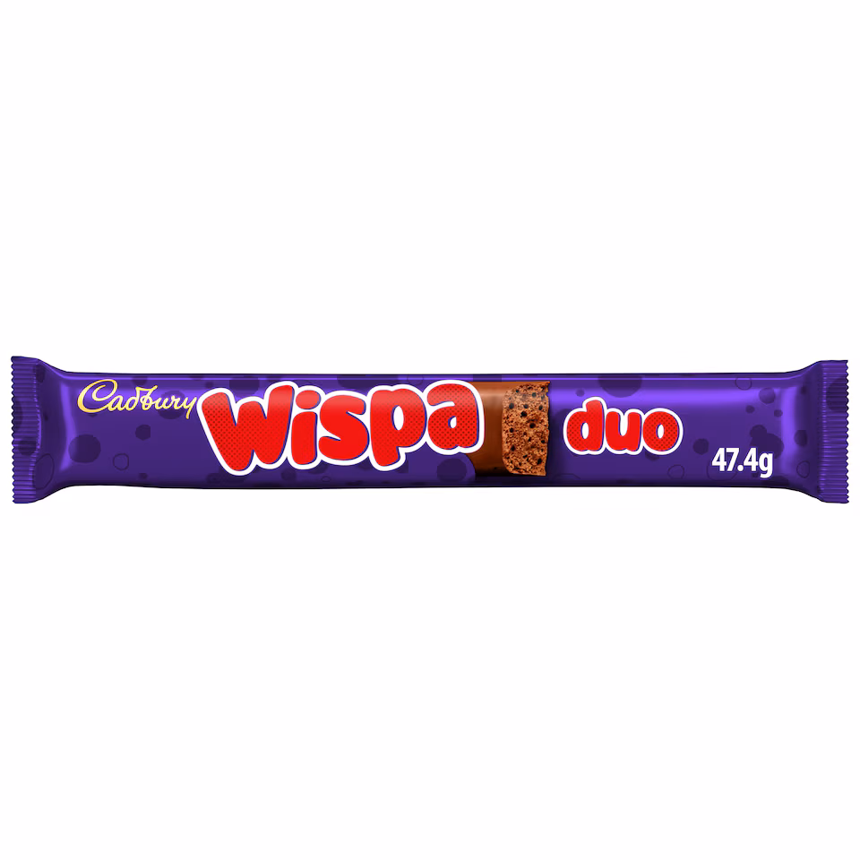 Cadbury Wispa Duo Chocolate Bar 47.4g