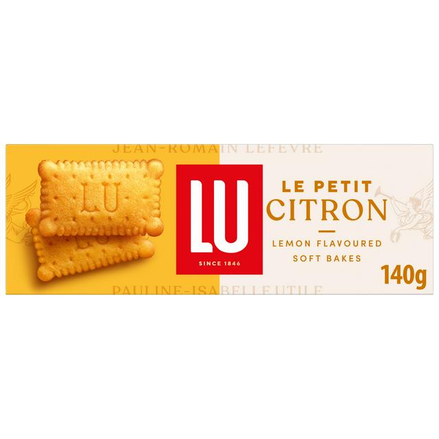 LU Le Petit Citron Lemon Flavoured Soft Bakes Biscuits 140g