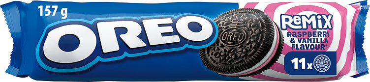 Oreo Vanilje & Bringebær Dobbel 157g