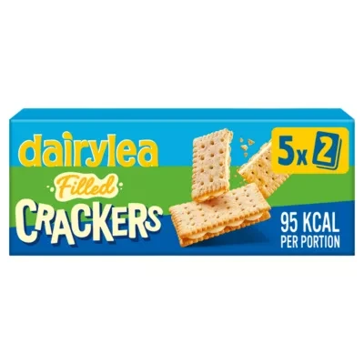 Dairylea Filled Crackers Cheesy Snack 5 pack Multipack 96.4g (5 x 19.2g)