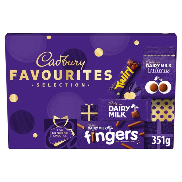 Cadbury Chocolate Favourites Christmas Selection Box 351g