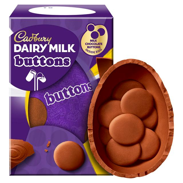 Cadbury Dairy Milk 96g Giant Buttons Chocolate Medium Easter Egg