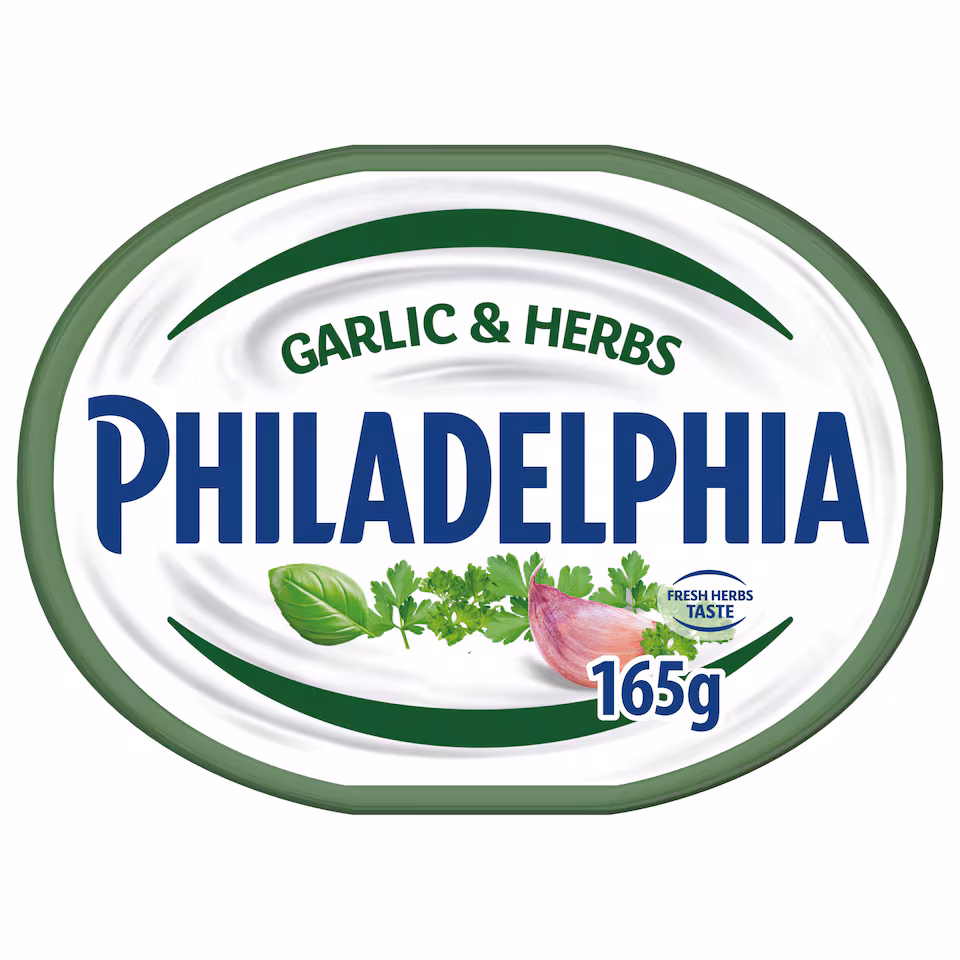 Philadelphia Garlic & Herbs Soft Cream Cheese 165G