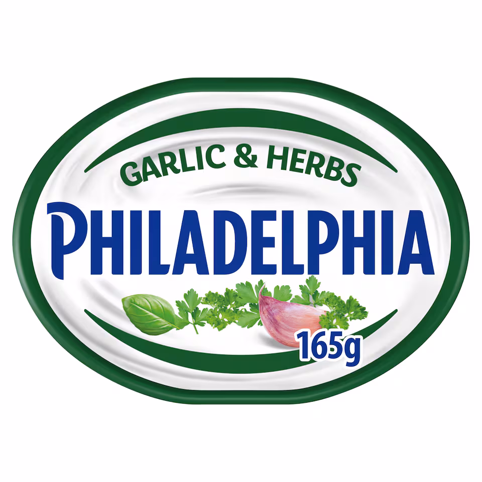 Philadelphia Garlic & Herbs Soft Cream Cheese 165G