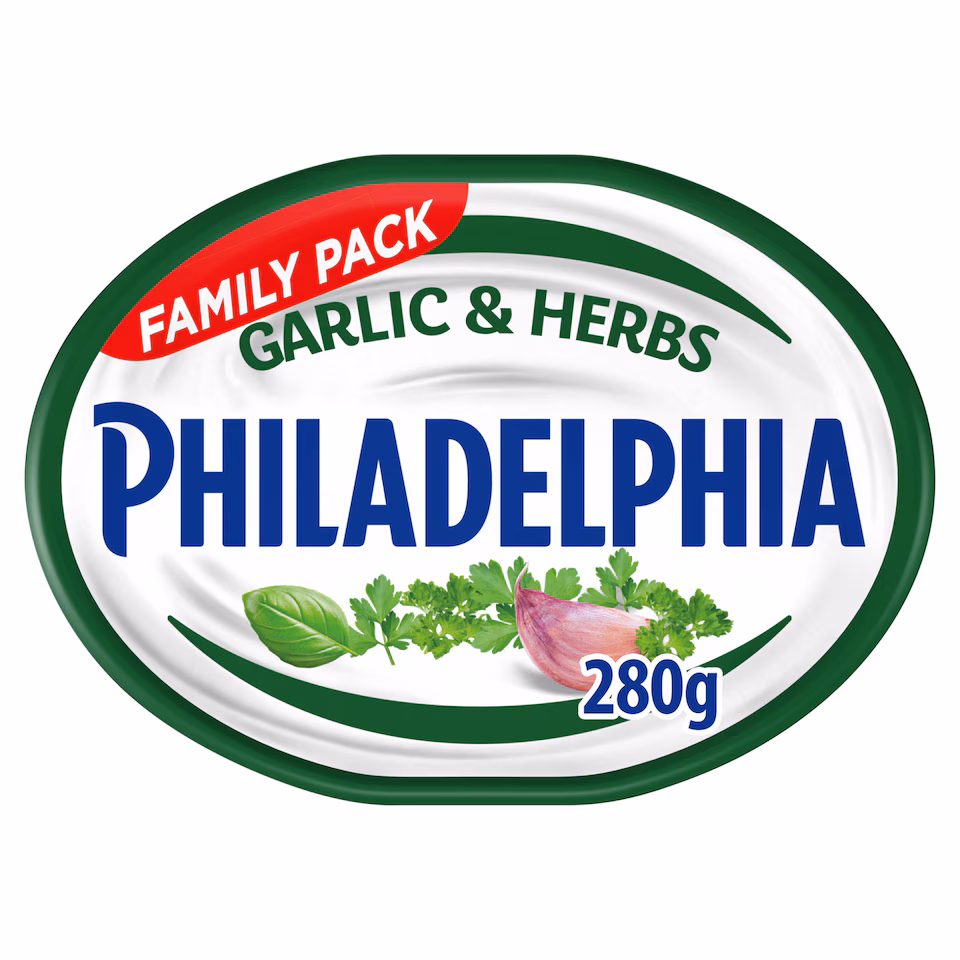Philadelphia Garlic & Herbs Soft Cream Cheese 280G