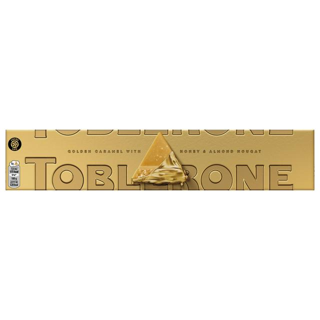 Toblerone Golden Caramel with Honey & Almond Nougat Bar 360g