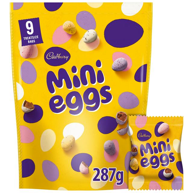 Cadbury 287g Mini Eggs Chocolate Multipack Pouch