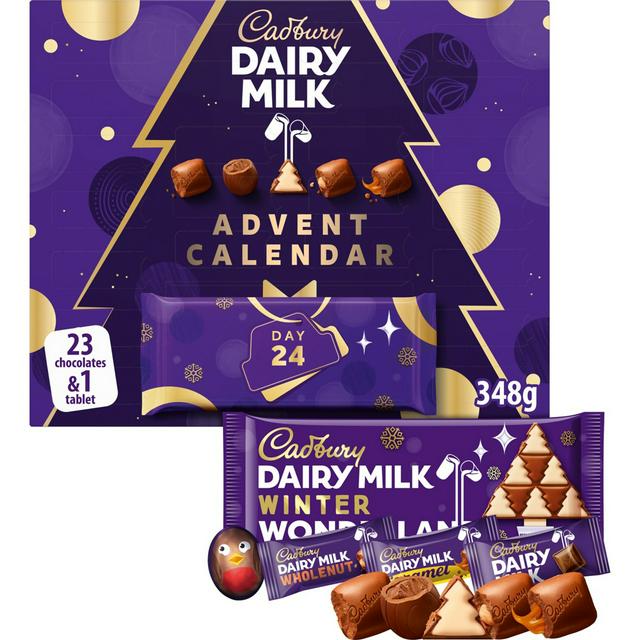 Cadbury Dairy Milk Chocolate Chunk Christmas Advent Calendar 348g
