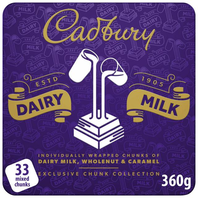 Cadbury Dairy Milk Chocolate Mixed Chunks Tin 360g