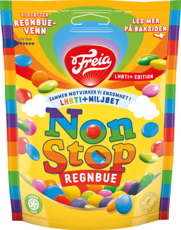 Non Stop Regnbue 225g Freia