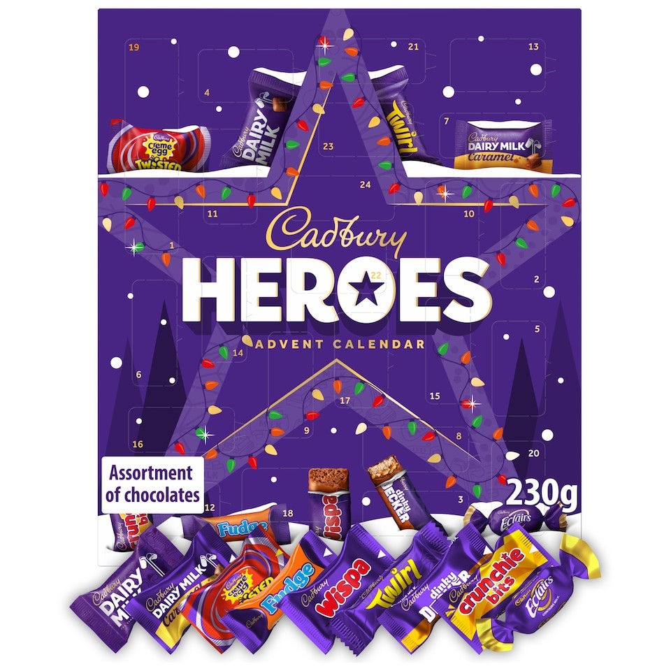 Cadbury Heroes Advent Calendar 230G