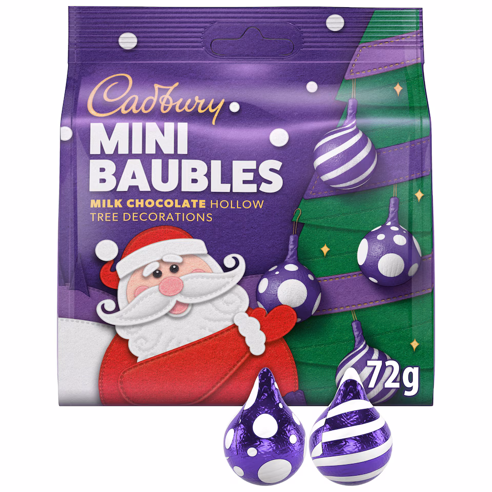 Cadbury Christmas Tree Chocolate Decorations 72G