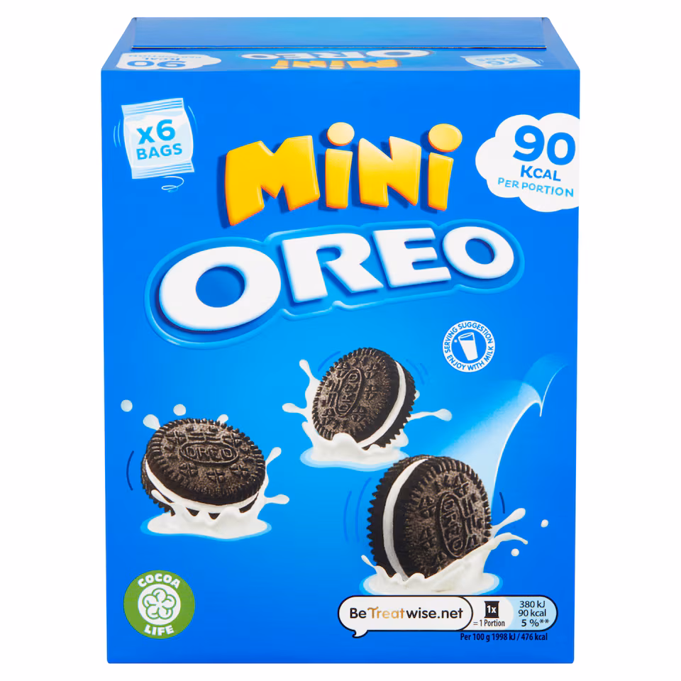Mini Oreo Biscuit Snack Pack 114G