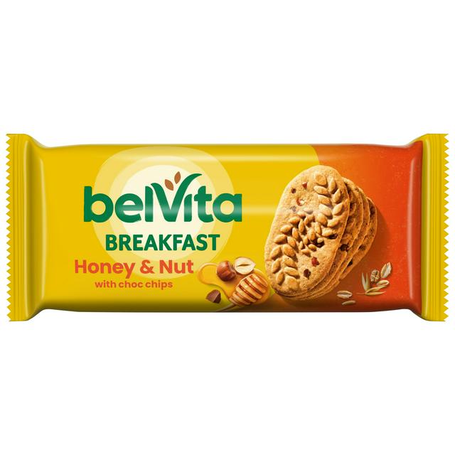 Belvita Breakfast Honey & Nut with Choc Chips Cereal Biscuit Snack Bar 50g