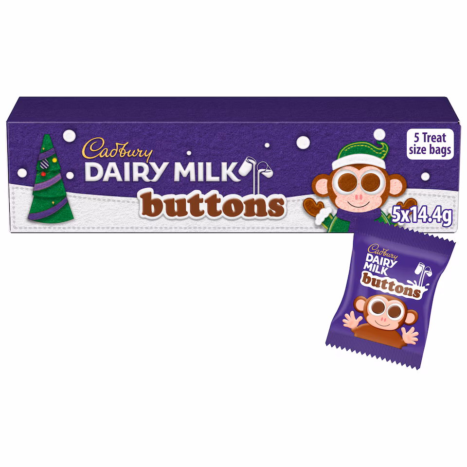 Cadbury Dairy Milk Buttons Tube 72G