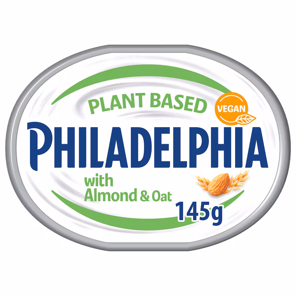 Philadelphia Plant Based Soft Cream Cheese Alternative - Almond & Oat 145g