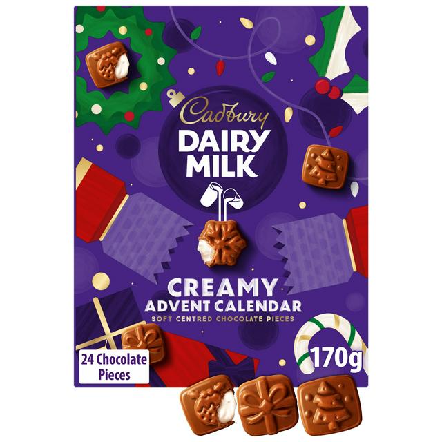 Cadbury Dairy Milk Chocolate Creamy Christmas Advent Calendar 170g