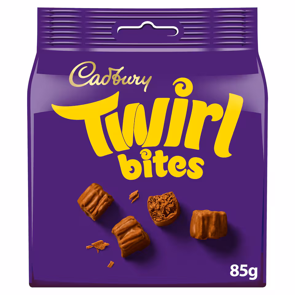 Cadbury Twirl Milk Chocolate Bites 85g
